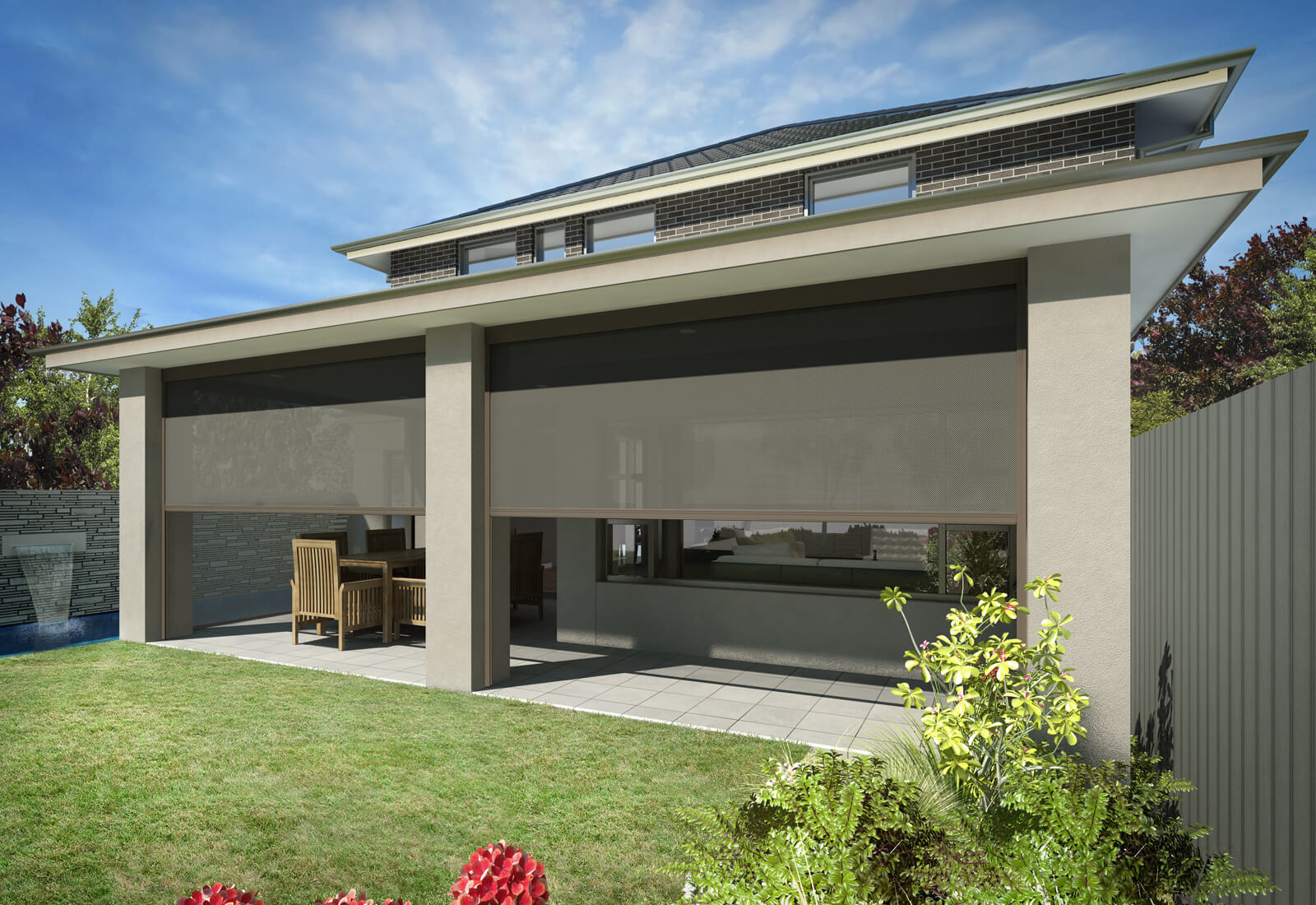 Adelaide Zipscreen Outdoor Blinds